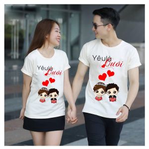 Áo đôi đẹp Yêu là cưới