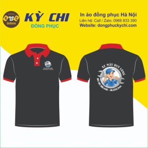 Mẫu đồng phục cửa hàng sửa xe máy Duy Long tại Hà Nội