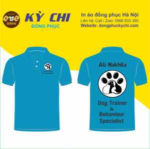 Áo đồng phục công ty thức ăn cho thú cưng, thức ăn cho chó mèo