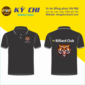 Áo phông đồng phục quán bida, câu lạc bộ billiard, nhận thiết kế theo yêu cầu