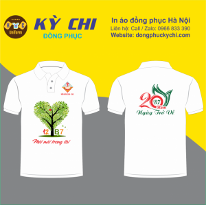 Đặt áo phông họp lớp 20 năm theo yêu cầu tại Hà Nội, mẫu cây trái tim