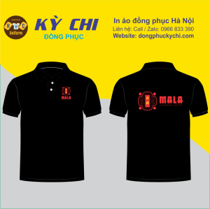 Mẫu áo đồng phục nhà hàng lẩu MALA Đài Loan, thiết kế theo yêu cầu