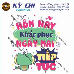 Download file thiết kế cdr áo thun Hôm nay khắc phục ngày mai tiếp tục