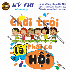 File thiết kế vector áo nhóm Chơi trội là phải có hội cdr