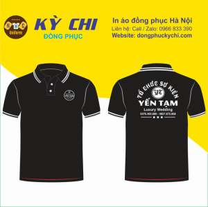 Đặt làm áo polo đồng phục công ty tổ chức sự kiện theo yêu cầu tại Hà Nội