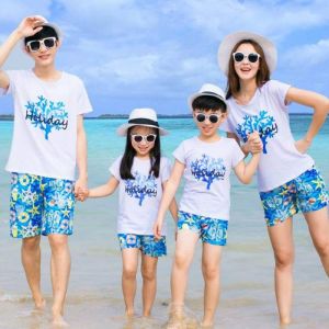 Áo đồng phục đi biển hình cây san hô độc lạ cho nhóm, gia đình