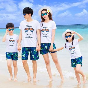 Áo đồng phục đi biển Keep Smiling đẹp siêu độc lạ