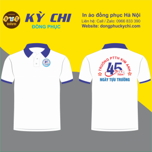 Áo đồng phục họp lớp 45 năm theo yêu cầu