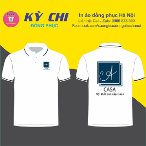 Áo đồng phục công công ty thiết kế theo yêu cầu ở Hà Nội